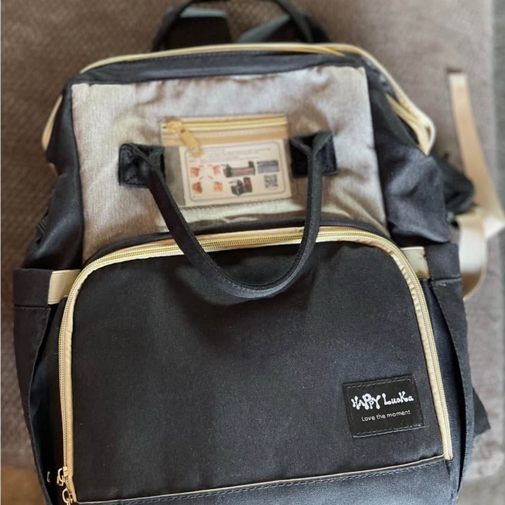 Baby/Diaper Backpack with Changing Pad, USB Charging & Stroller Straps